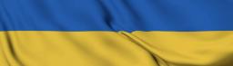 Waiving flag of Ukraine